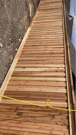 1x6x6 Cedar RAW Fence Pickets
