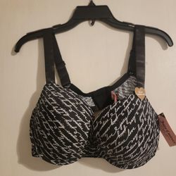 Juicy Couture Sexy Push Up Black & White Bra New