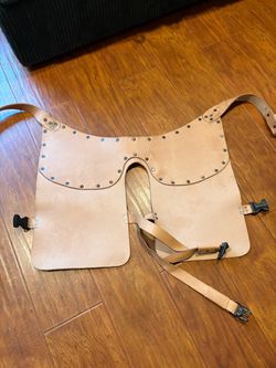 Custom-Made Leather Chaps/Chinks – Never Worn – Small/Medium