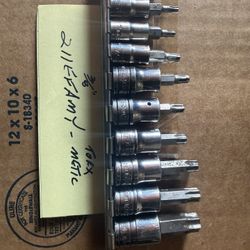 Snap on 3/8 Metric Hex Set