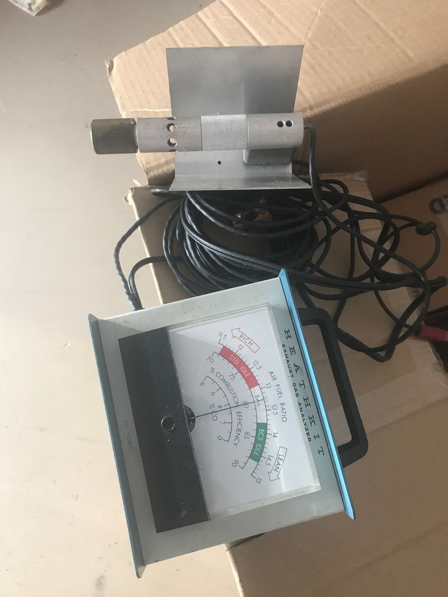 Heathkit exhaust gas analyzer c1-1080