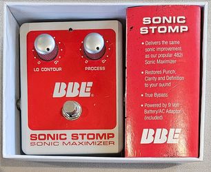 BBE SONIC STOMP SONIC MAXIMIZER EFFECT PEDAL