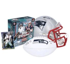 2025 Topps Chrome NFL Football Sealed FANATICS EXCLUSIVE Mega Box LOT Of 21