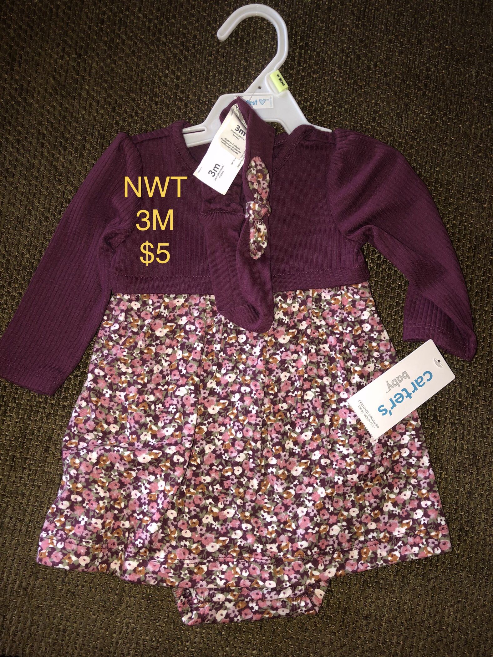 NWT Baby Girl Clothes 3M