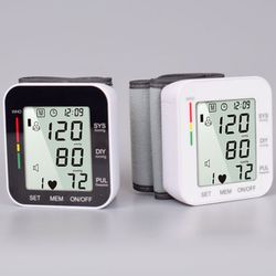Blood Pressure Monitor Wrist Digital Electric Pulse Tonometer Meter Health Care Portable Sphygmomanometer Sunshine (2 of $25)