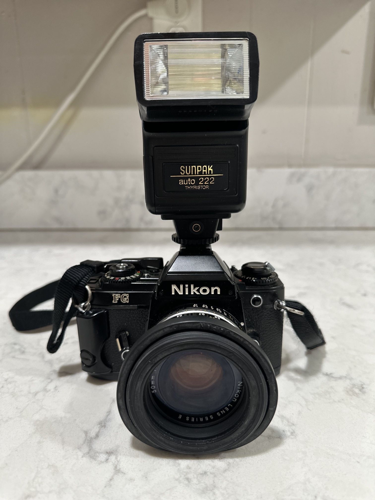 Nikon FG SLR Film Camera Kit w/ 50mm f1.8 Lens