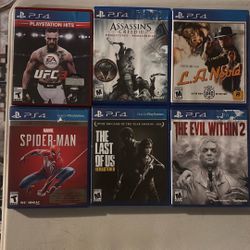 6 Ps4 Games 