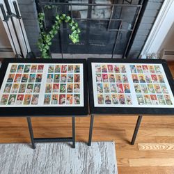 2 Full Sheets (80 Tobacco Cards) Piedmont, Polar Bear, Sweet Caporal, Sovereign, Old Mill.