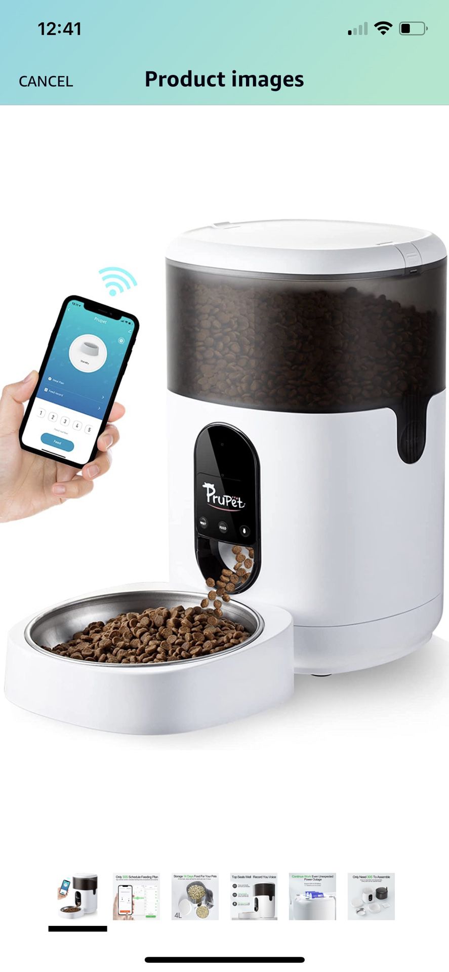 Automatic Pet Feeder Use With Wifi