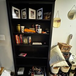 IKEA HEMNES Bookcase - Black-Brown