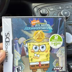 Nintendo DS SpongeBob Atlantis Squarepantis Game 