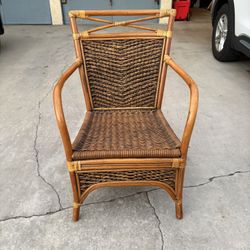 Mid-Century Modern Wicker Chair