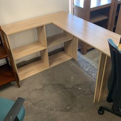 Beech Color L-Shape Desk 47”x39.5”