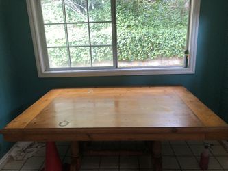 real wood table