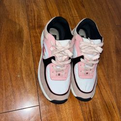 Men Pink And Black Chanel Track Runners
