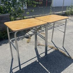 Virco Student School Desk with Wire Book Rack