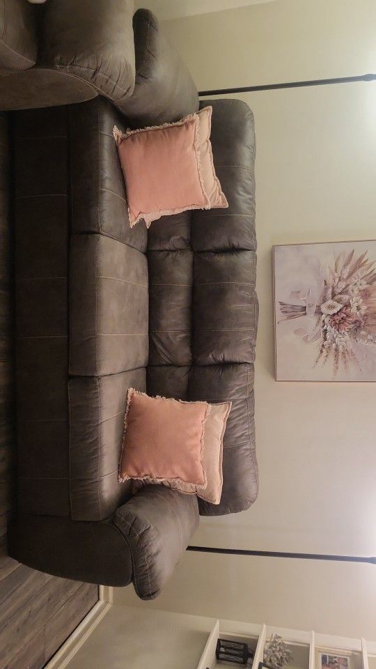 2 Dark Grey Couches