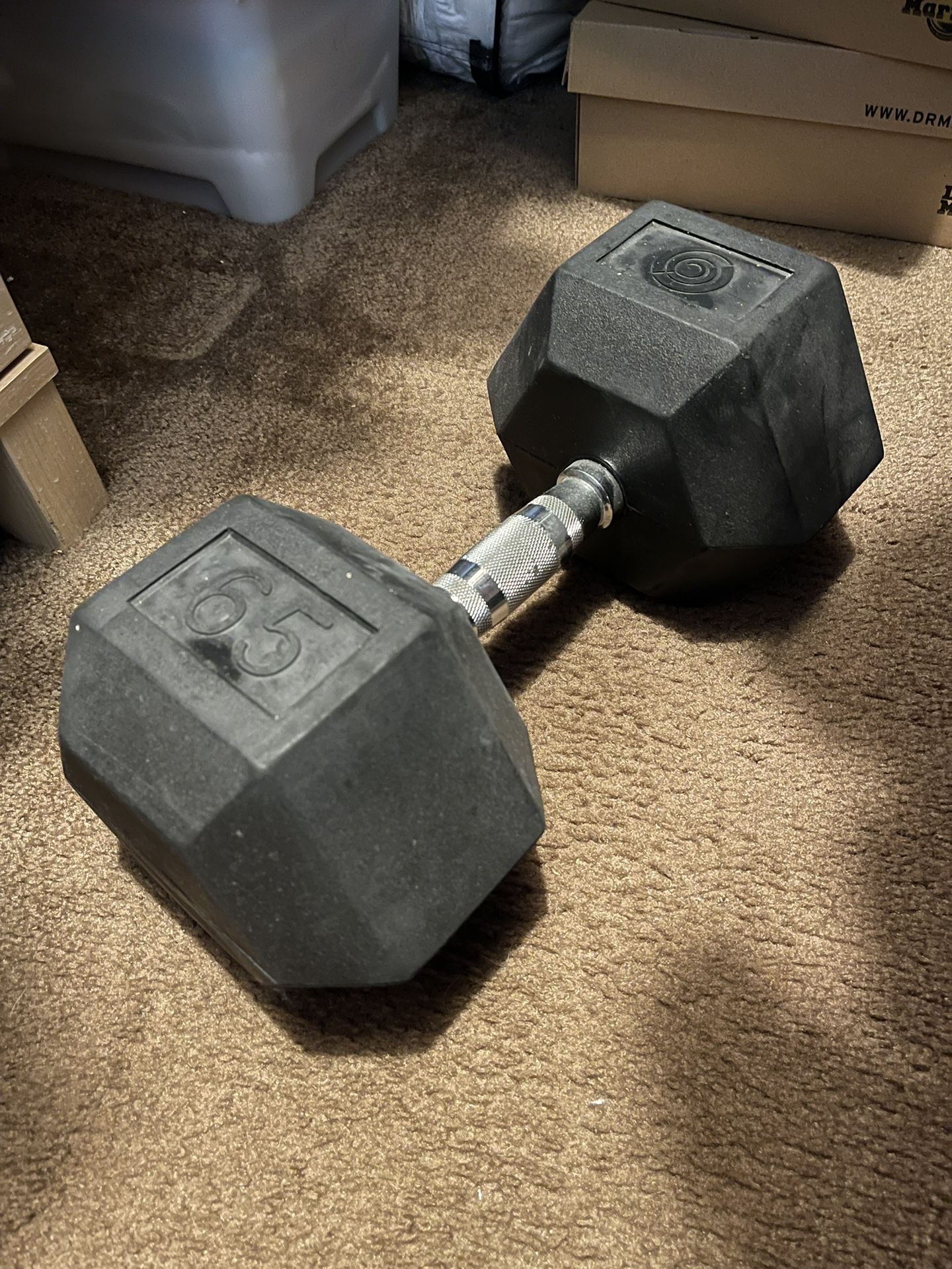 65 lb Dumbbell Weight  Pair 