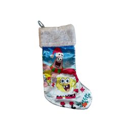 SpongeBob square pants Christmas stocking