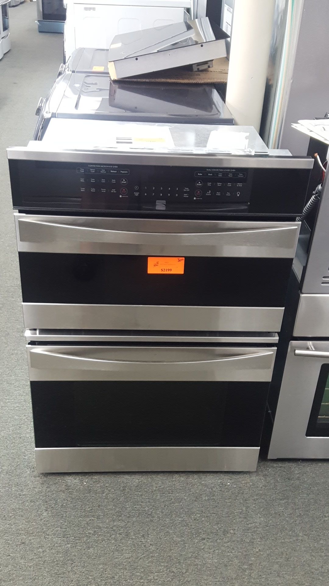 Kenmore elite microwave oven combo