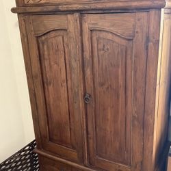 Antique Solid Wood Armoire