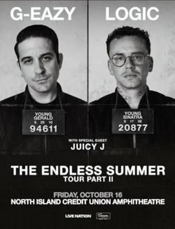 G-eazy Logic Juicy J endless summer tour