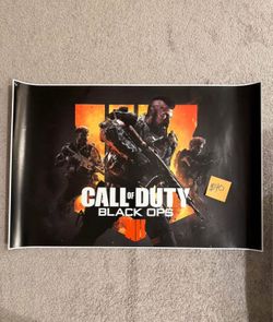 Large Video Game Poster