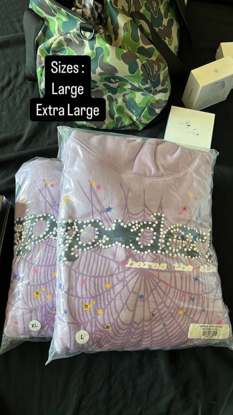 Sp5der Hoodie Large And XL