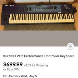 Keyboard Kurzweil Pc2