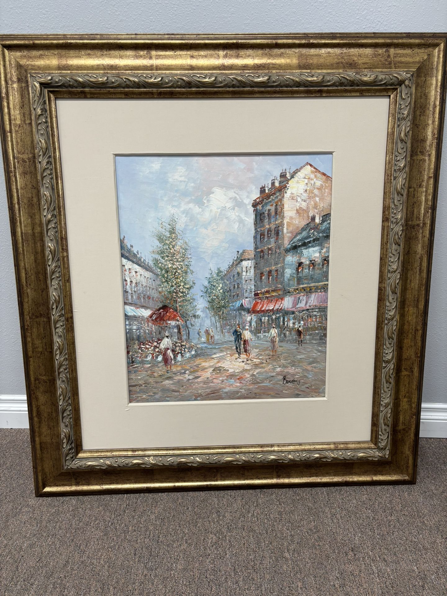 Painting Downtown 43 1/2 X 39 1/2