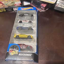 2016 Hot Wheels Night Burnerz 5 Pack