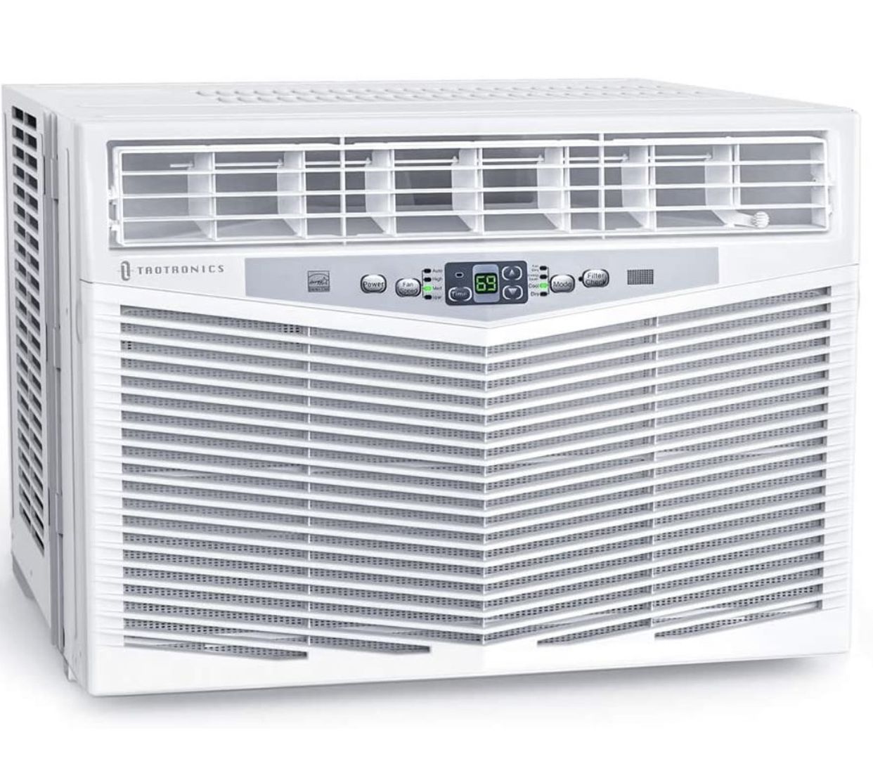 TaoTronics TT-AC001 Window Air Conditioner 10000 BTU Window AC Unit with Remote Control, 3 Fan Speed, Dehumidifier Mode, Sleep Mode, Timer, Digital Di