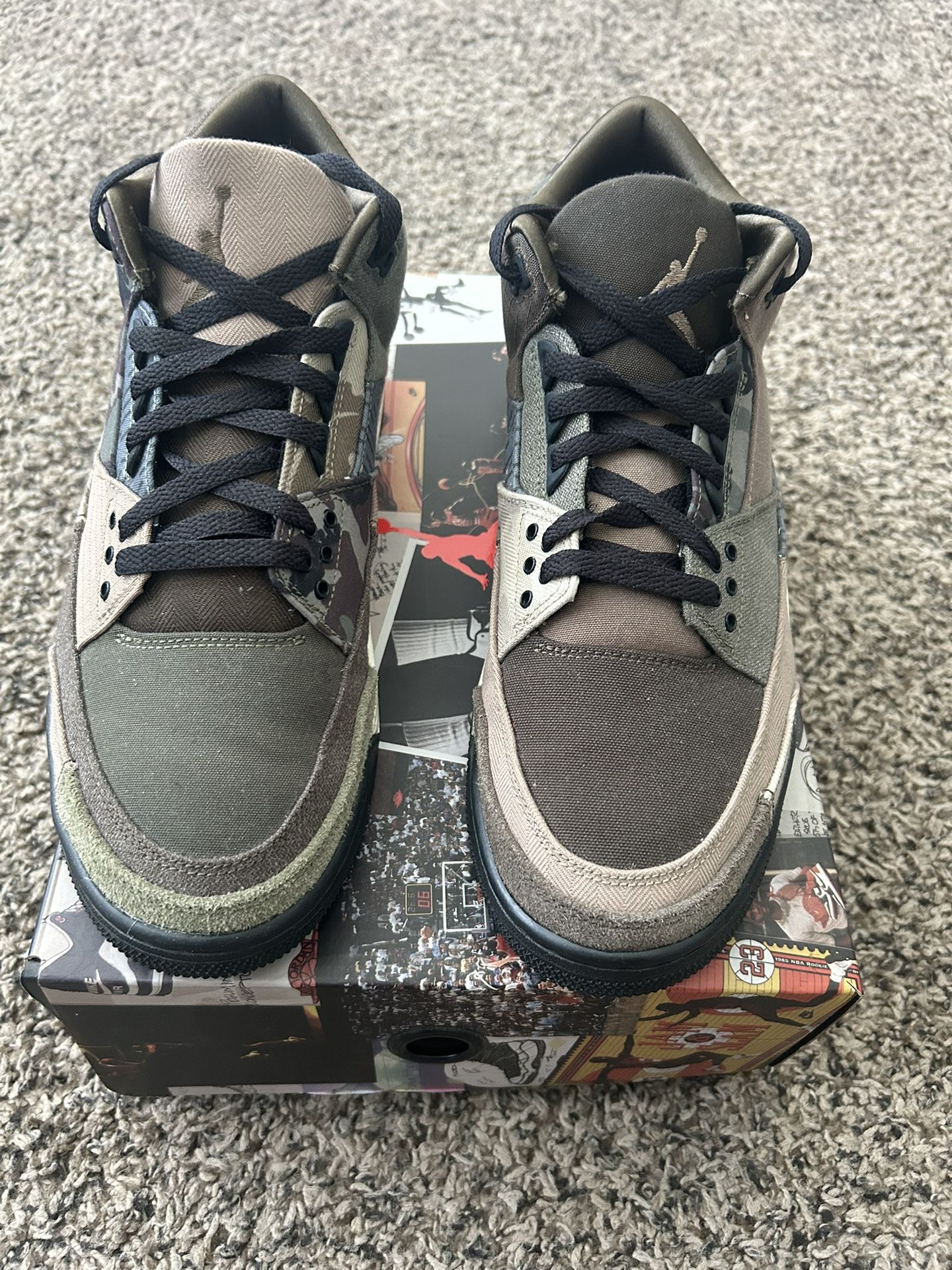 Jordan 3 Patch Work ( Size 11)