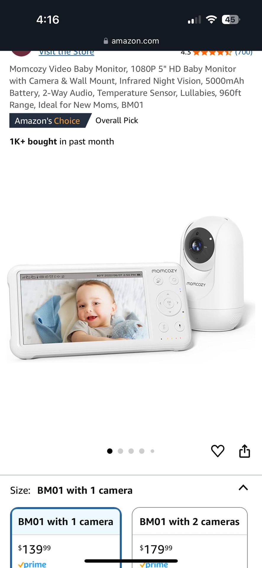 Momcozy Baby Monitor