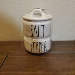 Rae Dunn Salt And Pepper Stackables