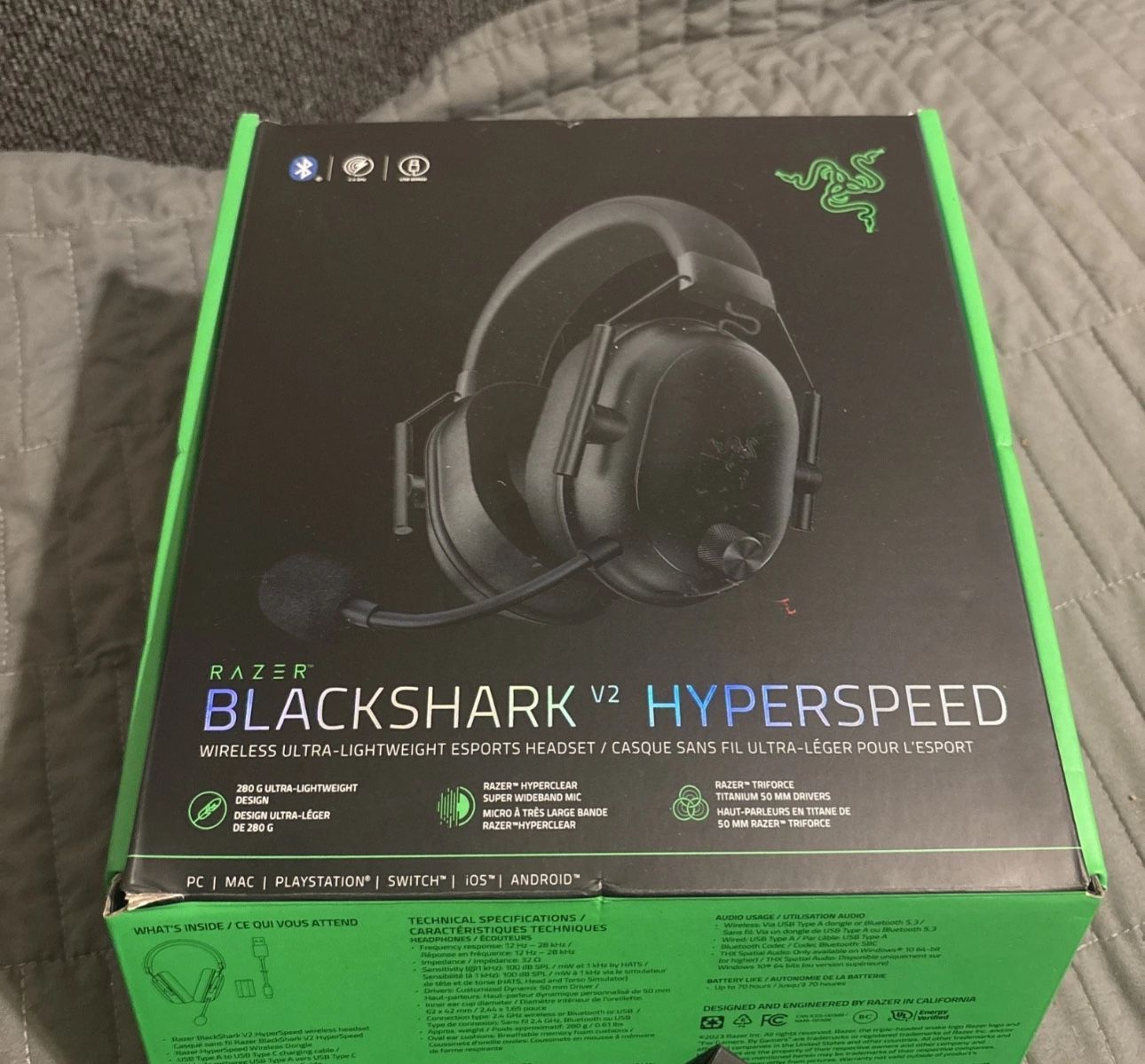 Blackshark V2 Headset Only Brand New Wireless