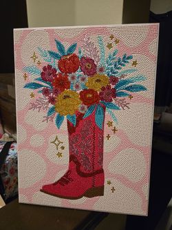 Beautiful  "Boot" Diamond Painting