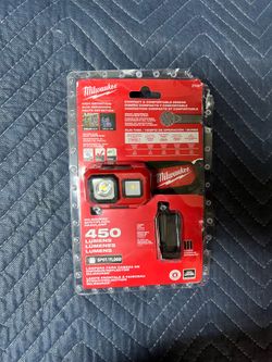 New Milwaukee 450 Lumens LED Spot/Flood Headlamp