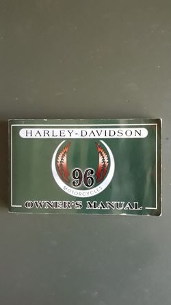 Original 1996 Harley Davidson owners manual
