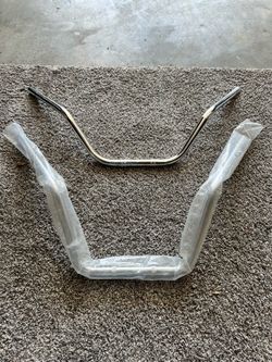 Motorcycle handlebars and seats