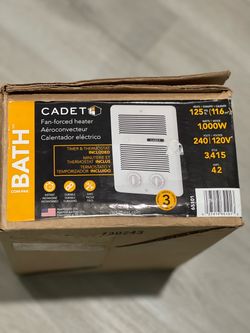 Cadet Bath Com-Pak Fan-Forced Wall Heater