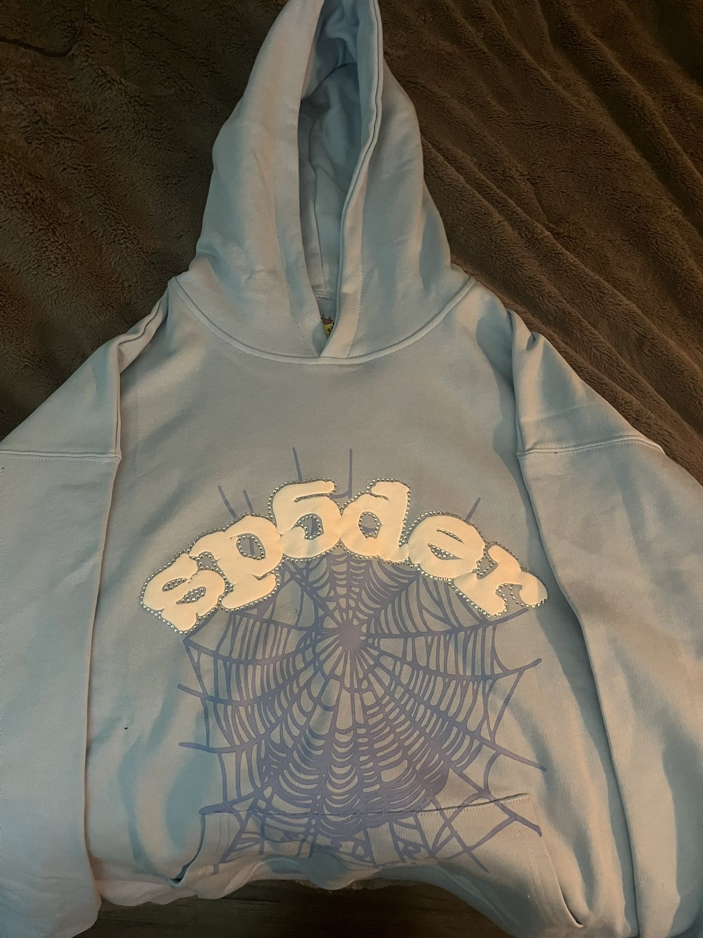 Blue Sp5der Web Hoodie