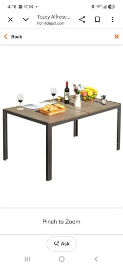 NEW PATIO TABLE
