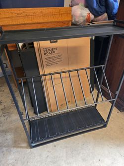 Black Metal Wine & Bar Rack