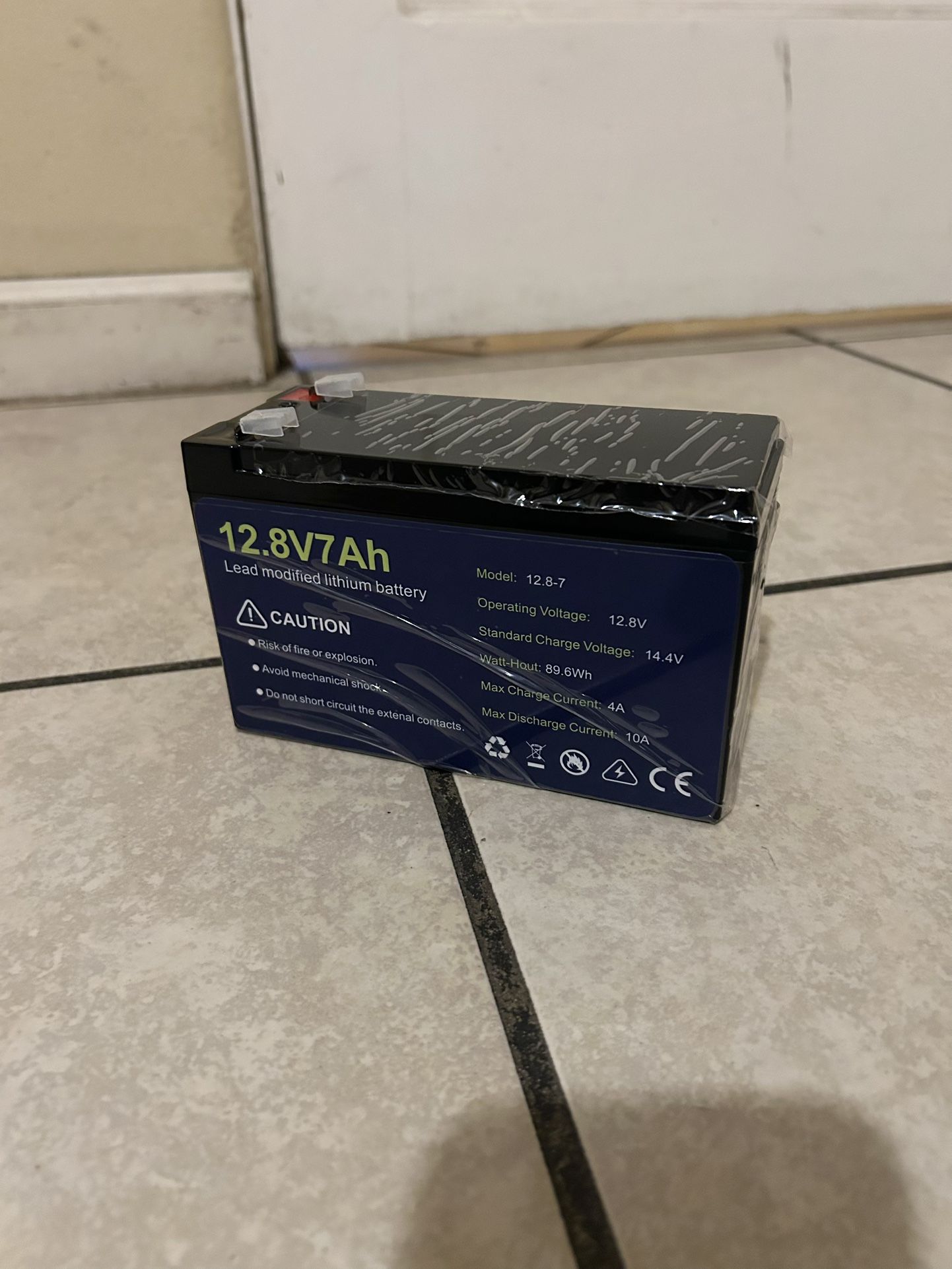 12.8V 7Ah Lithium Battery – Long-Lasting Power Pack (New)