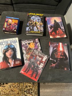 STAR WARS omnibuses + Clone Wars Blu-Ray Set