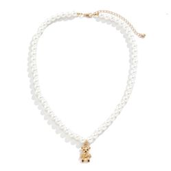 Cute Bear Y2K Necklace Pearls Men’s Women’s 