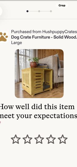 Wooden dog crate