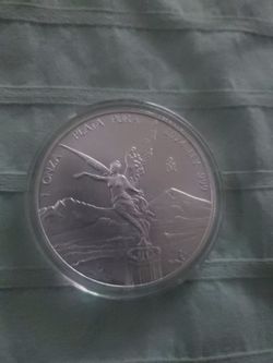 Mexican coin  9.99 pura plata  2024 year made,9.99 pure silver  I ASK  $150.00 CASH