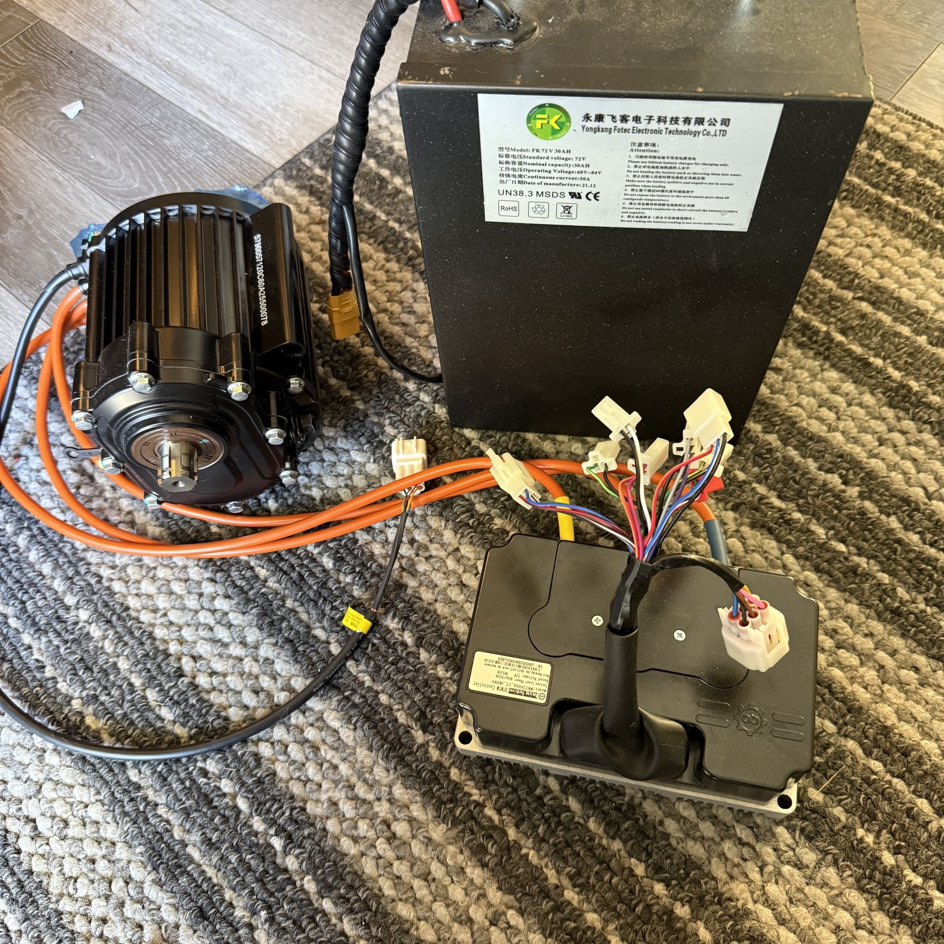 72v Electric Dirt Bike Kit